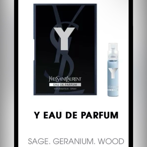 YSL NIB 3Pc Trousse Pouch, Candy Glaze Lipstick & Sample Y Parfum spray - Picture 13 of 14